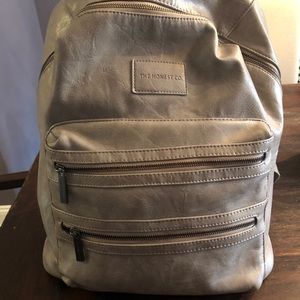 Honest Co. City Backpack in Grey Vegan Leather